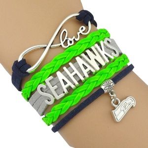 Love NFL Seattle Seahawks adjustable bracelets